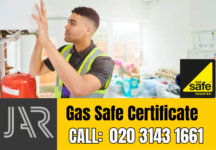 gas safe certificate Canary Wharf